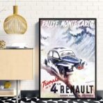 poster renault 4cv 2