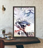 poster renault 4cv 2