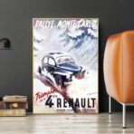 poster renault 4cv 2
