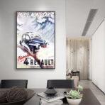 poster renault 4cv 2