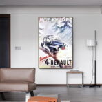 poster renault 4cv 2