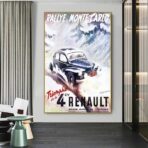 poster renault 4cv 2