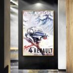 poster renault 4cv 2