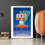 poster ristorante vintage