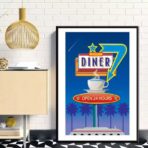 poster ristorante vintage