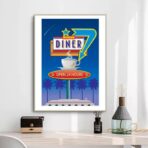 poster ristorante vintage