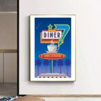 poster ristorante vintage