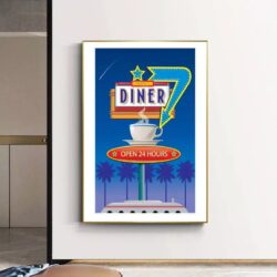 poster ristorante vintage