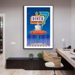 poster ristorante vintage