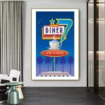 poster ristorante vintage