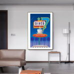 poster ristorante vintage