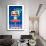 poster ristorante vintage