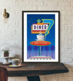 poster ristorante vintage