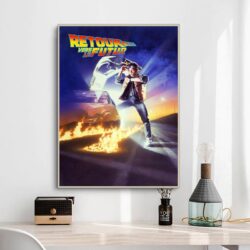 poster vintage di ritorno al futuro