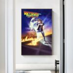 poster vintage di ritorno al futuro