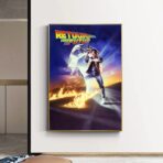 poster vintage di ritorno al futuro