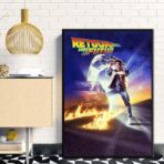poster vintage di ritorno al futuro