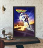 poster vintage di ritorno al futuro