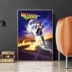 poster vintage di ritorno al futuro