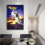 poster vintage di ritorno al futuro
