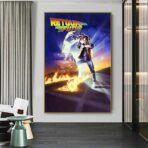 poster vintage di ritorno al futuro