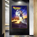 poster vintage di ritorno al futuro