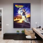poster vintage di ritorno al futuro
