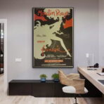 poster retro moulin rouge