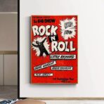 poster vintage rock n roll