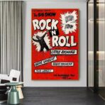 poster vintage rock n roll