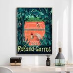 poster vintage roland garros 1