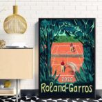 poster vintage roland garros 1