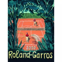 poster vintage roland garros 1