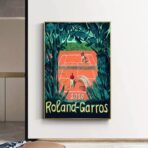 poster vintage roland garros 1