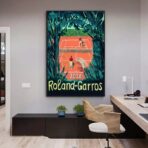 poster vintage roland garros 1