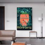 poster vintage roland garros 1