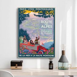 poster route des alpes 2