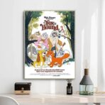 poster vintage br rox et rouky