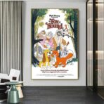 poster vintage br rox et rouky