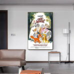 poster vintage br rox et rouky