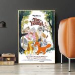 poster vintage br rox et rouky