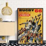 poster rugby vintage 1