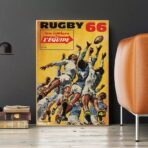 poster rugby vintage 1