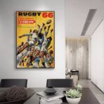 poster rugby vintage 1
