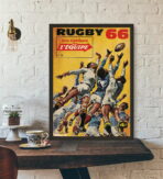 poster rugby vintage 1