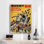 poster rugby vintage 1