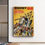 poster rugby vintage 1