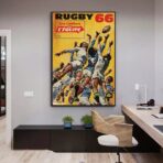 poster rugby vintage 1