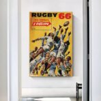 poster rugby vintage 1