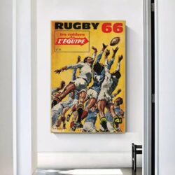 poster rugby vintage 1